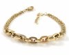 BRACELET GOLD CELEBRITY STAINLESS STEEL