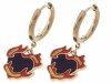 gold earrings made of stainless steel
