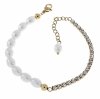 BRACELET GOLD CELEBRITY STAINLESS STEEL