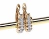 exclusive swarovski gold-plated earrings