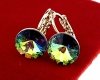 exclusive swarovski gold-plated earrings