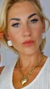 gold earrings made of stainless steel