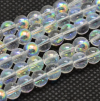 Glass beads faceted strands