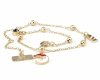 BRACELET GOLD CELEBRITY STAINLESS STEEL