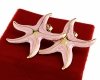 gold earrings made of stainless steel