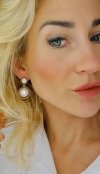 gold plated earrings with exclusive cubic zirconia