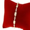 gold bracelet for a gold-plated leg