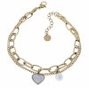 BRACELET GOLD CELEBRITY STAINLESS STEEL