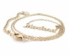 GOLD CHAIN NECKLACE celebrity STAINLESS STEEL