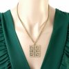 GOLD CHAIN NECKLACE celebrity STAINLESS STEEL