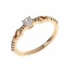 gold ring 18,60mm. gold-plated engagement xuping