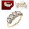 gold ring 18,60mm. gold-plated engagement xuping