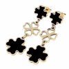 gold earrings made of stainless steel