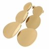 gold earrings made of stainless steel