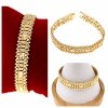 gold bracelet for a gold-plated leg