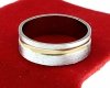 ring 19,00mm gold stainless steel