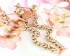 gold earrings made of stainless steel