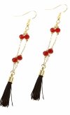 gold earrings made of stainless steel