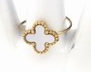 ring 18,30mm gold stainless steel