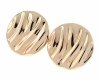 gold plated earrings with exclusive cubic zirconia