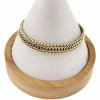 BRACELET GOLD CELEBRITY STAINLESS STEEL