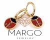 gold earrings made of stainless steel