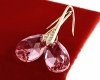 exclusive swarovski gold-plated earrings