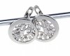 gold plated earrings with exclusive cubic zirconia