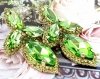 EARRINGS GOLD LONG ZIRCONIA WEDDING WEDDING