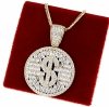 1677 Złota zawieszka cyrkonie błyszcząca pozłacana 14k Xuping 