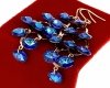 4097 Kolczyki złote Austrian Crystal cyrkonia pozłacane 18k Xuping wiszące