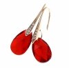 052 Kolczyki złote Austrian Crystal cyrkonia pozłacane 18k Xuping wiszące