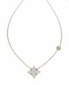 @1225 Złoty łańcuszek naszyjnik 44+5 stal chirurgiczna 316L Viki lady 