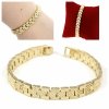 4746 Bransoletka złota elegancka 18cm pozłacana 14k Viki Lady