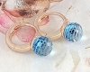481 Kolczyki złote Austrian Crystal cyrkonia pozłacane 18k Xuping wiszące 