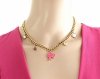 @1599 Złoty łańcuszek naszyjnik 40+5 stal chirurgiczna 316L barbie Viki lady 