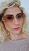 ok33 Damskie okulary przeciwsłoneczne muchy ozdobne UV400