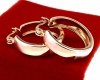 529 Złote kolczyki pozłacane 18k Xuping wiszące 
