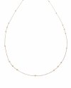 4159 Złoty łańcuszek 45cm 1mm pozłacany 18k Xuping kulki