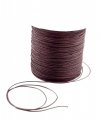 14 Sznurek jubilerski nylonowy brązowy 0,6mm 2metry