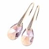 3633 Kolczyki złote Austrian Crystal cyrkonia pozłacane 18k Xuping wiszące