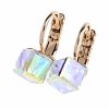 4872 Kolczyki złote Austrian Crystal cyrkonia pozłacane 18k Xuping wiszące
