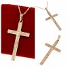 2275 Złota zawieszka pozłacana 18k Xuping krzyżyk