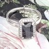 4401g Pierścionek 16,30mm srebrny pozłacany 18k Xuping