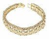 3975 Bransoletka złota elegancka 19cm pozłacana 14k Aisadi