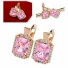 эксклюзивные серьги с позолотой swarovski