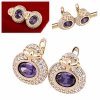эксклюзивные серьги с позолотой swarovski