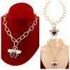 Золотая цепочка Знаменитости Позолоченное ожерелье 18K XUPING