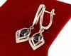 эксклюзивные серьги с позолотой swarovski