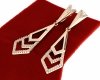 эксклюзивные серьги с позолотой swarovski